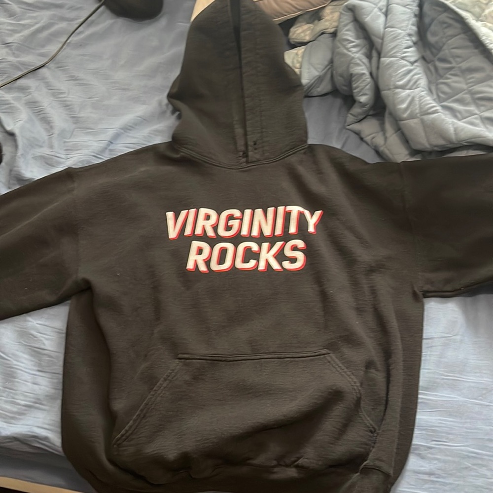Black Virginity Rocks Hoodie